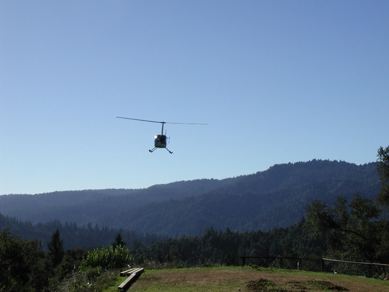 Helipad approach